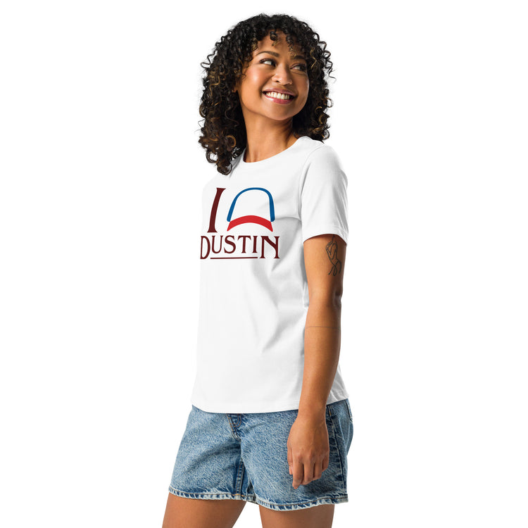 I Love Dustin (Henderson) Women's Relaxed T-Shirt - Fandom-Made