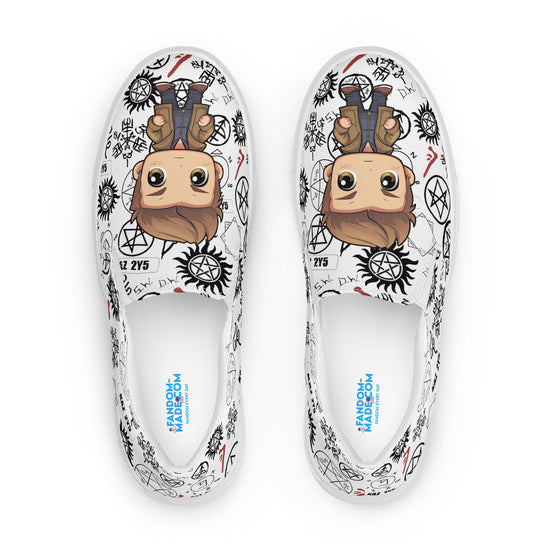 Dean Winchester All-Over Print Women's Slip-On Canvas Shoes - Fandom-Made