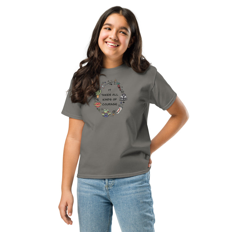 It Takes All Kinds Of Courage Youth Tee