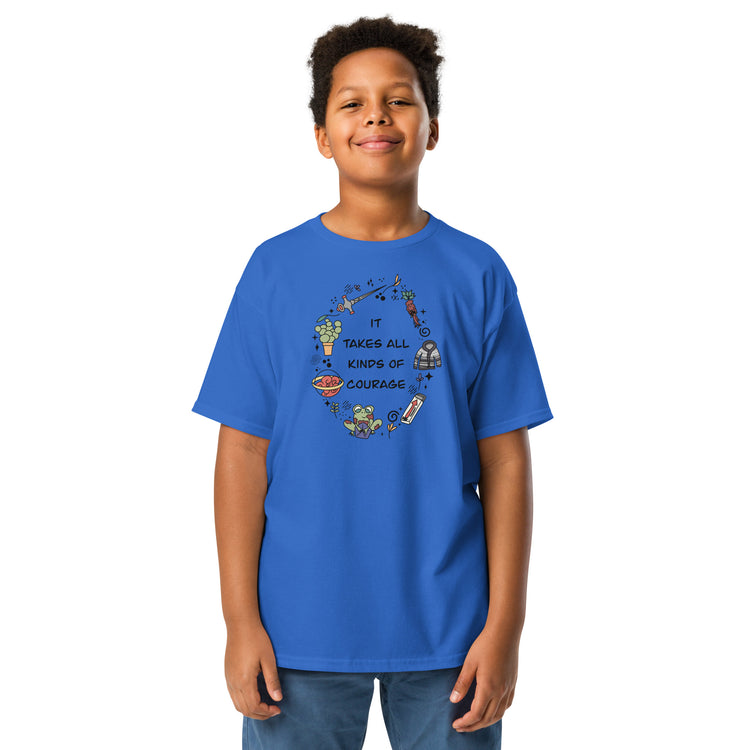 It Takes All Kinds Of Courage Youth Tee