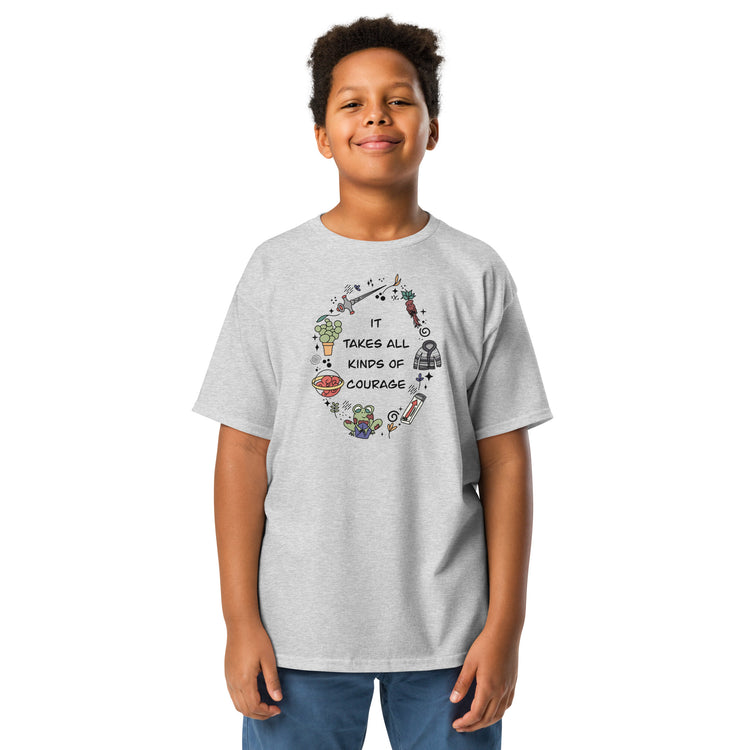 It Takes All Kinds Of Courage Youth Tee