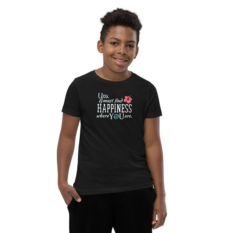 Find Happiness Youth Tee - Fandom-Made