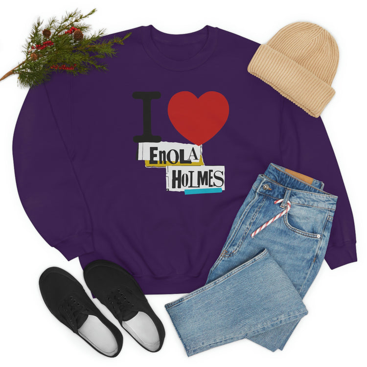 I Love Enola Holmes Sweatshirt - Fandom-Made