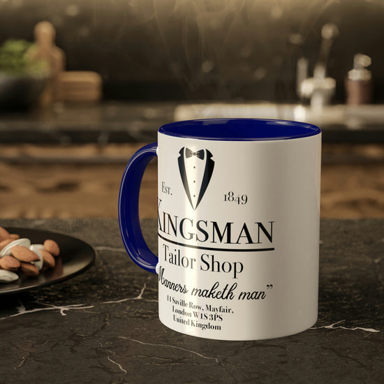 Kingsman Tailor Shop Colorful Mug, 11oz - Fandom-Made