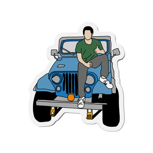 Stiles Stilinski and Jeep Magnets - Fandom-Made