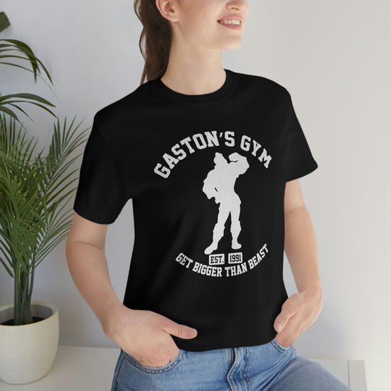 Gaston's Gym Short Sleeve Tee - Fandom-Made