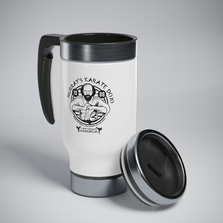 Murray's Dojo Travel Mug with Handle - Fandom-Made