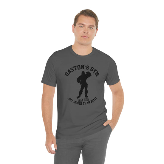 Gaston's Gym Short Sleeve Tee - Fandom-Made