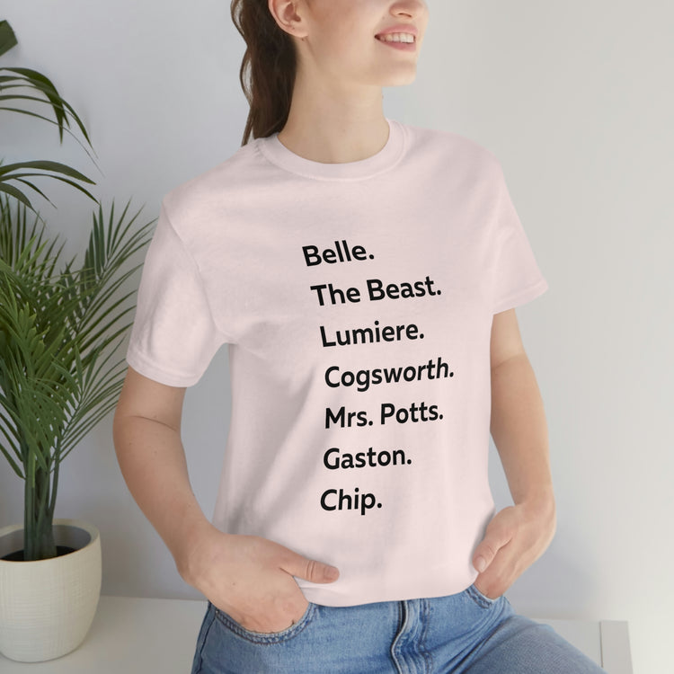 Beauty and the Beast Short Sleeve Tee - Fandom-Made