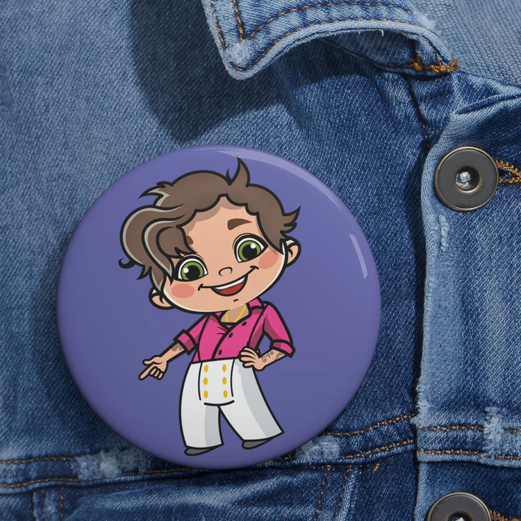 Harry Styles Button - Fandom-Made