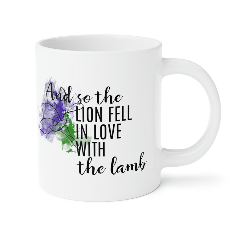 Lion and Lamb Mugs - Fandom-Made