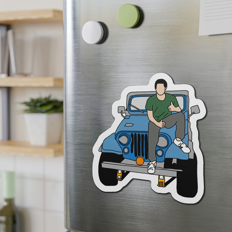 Stiles Stilinski and Jeep Magnets - Fandom-Made