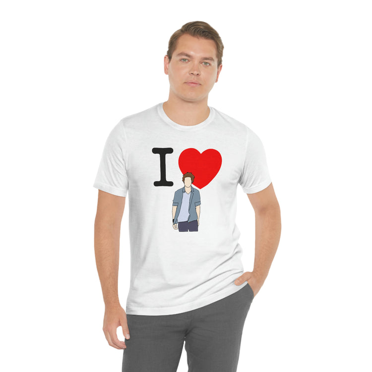 I Love Edward Cullen Short Sleeve Tee (minimal) - Fandom-Made