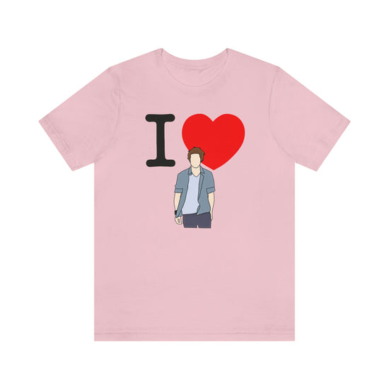 I Love Edward Cullen Short Sleeve Tee (minimal) - Fandom-Made