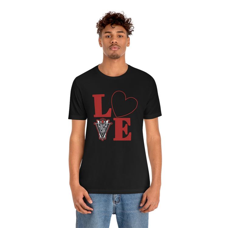 Volturi, Love Short Sleeve Tee (black heart) - Fandom-Made