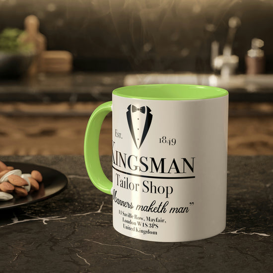 Kingsman Tailor Shop Colorful Mug, 11oz - Fandom-Made