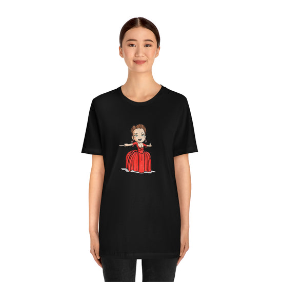 Claire Fraser T-Shirt (red dress) - Fandom-Made