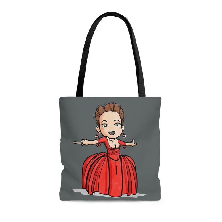 Claire Fraser Red Dress Tote Bag - Fandom-Made