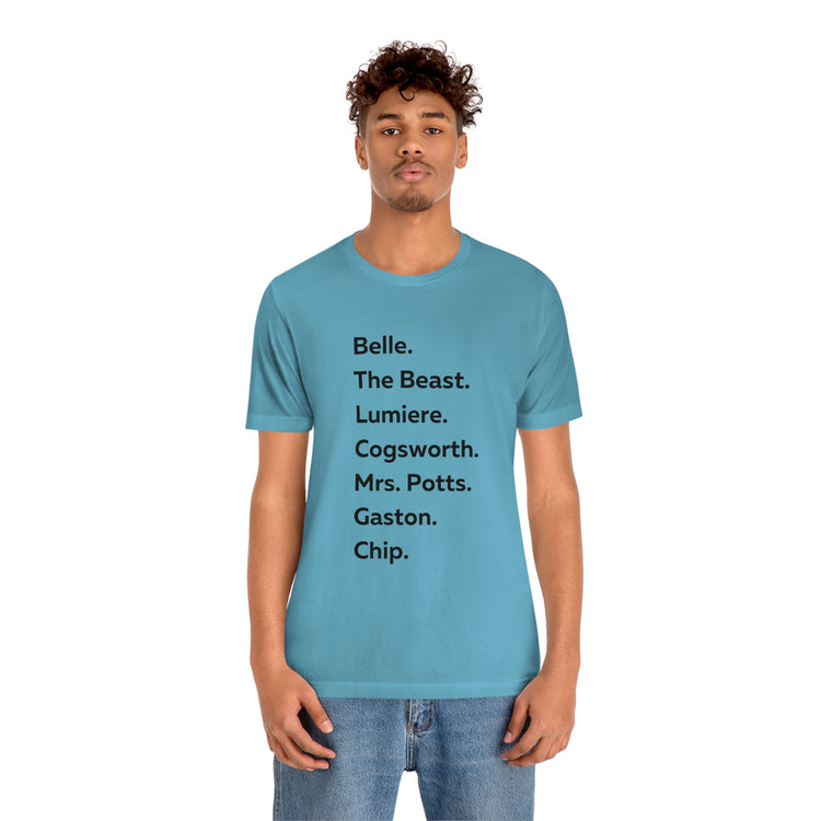 Beauty and the Beast Short Sleeve Tee - Fandom-Made