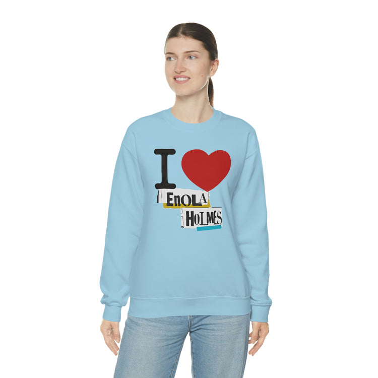 I Love Enola Holmes Sweatshirt - Fandom-Made