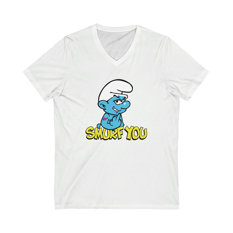 The Smurfs, Smurf You V-Neck Tee - Fandom-Made