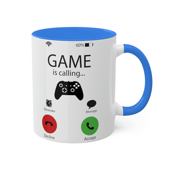 Game Is Calling Colorful Mugs - Fandom-Made