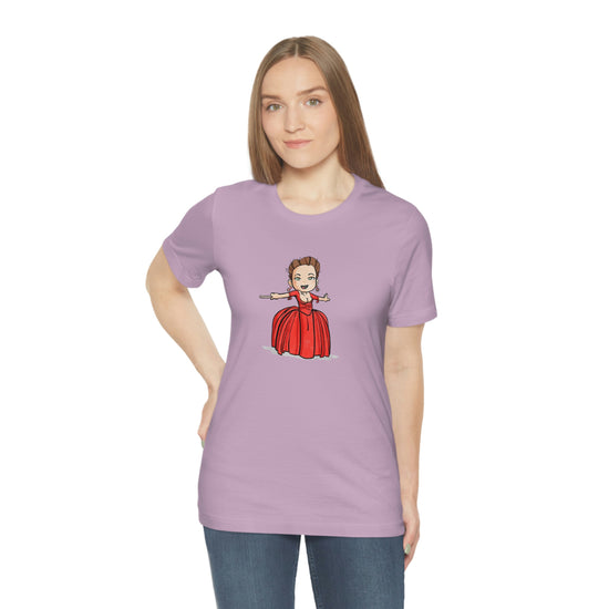 Claire Fraser T-Shirt (red dress) - Fandom-Made