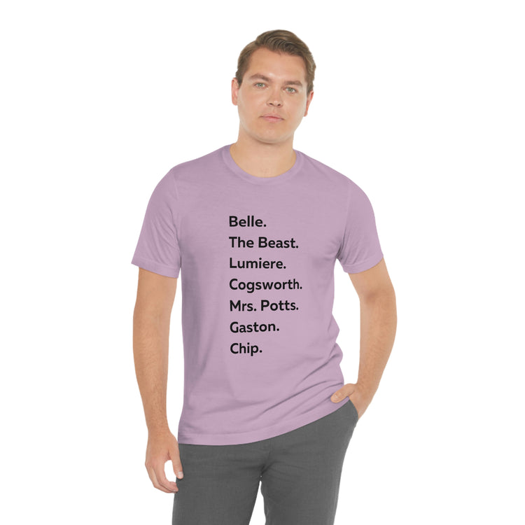 Beauty and the Beast Short Sleeve Tee - Fandom-Made