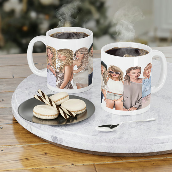 Taylor Swift Faces Mug – Fandom-Made