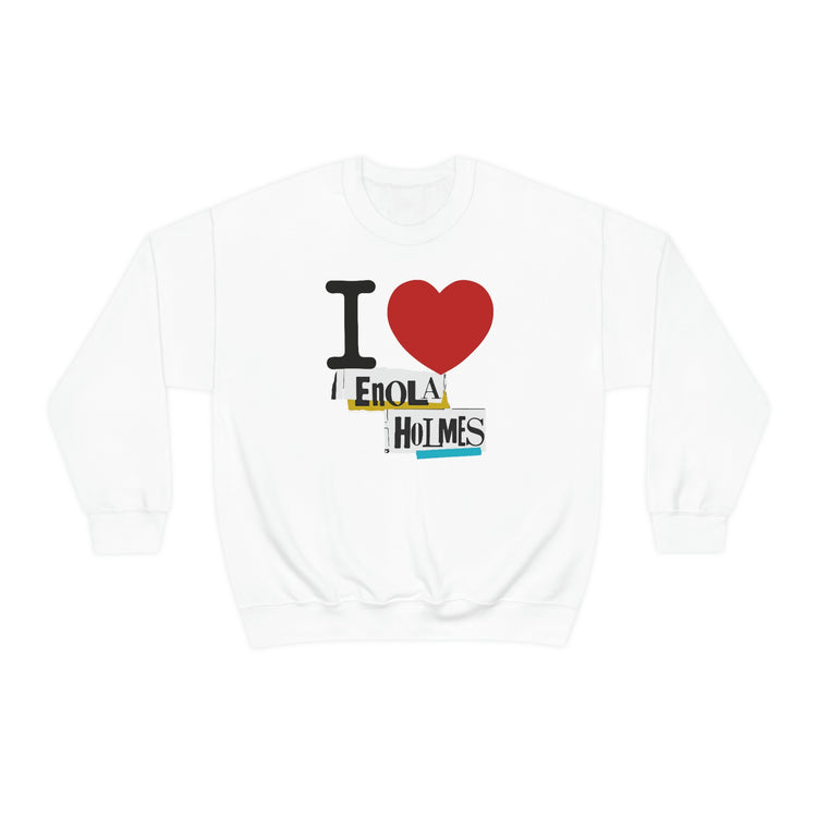 I Love Enola Holmes Sweatshirt - Fandom-Made