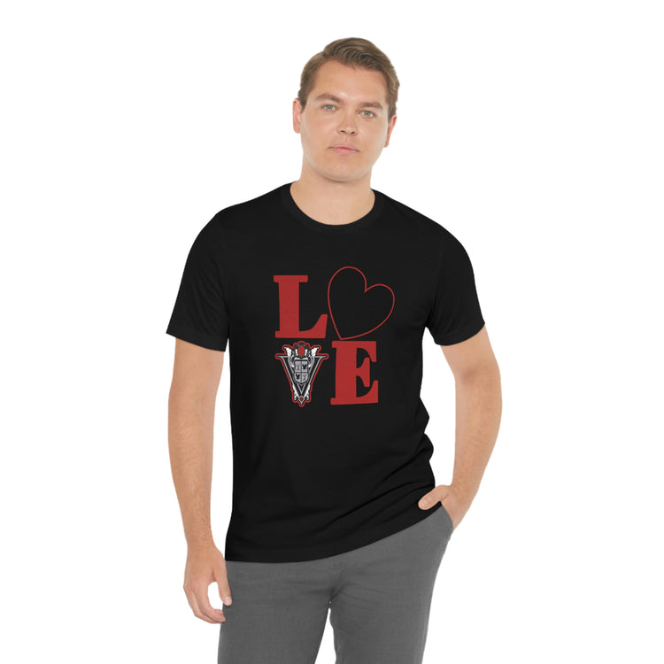 Volturi, Love Short Sleeve Tee (black heart) - Fandom-Made