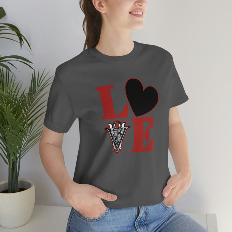 Volturi, Love Short Sleeve Tee (black heart) - Fandom-Made