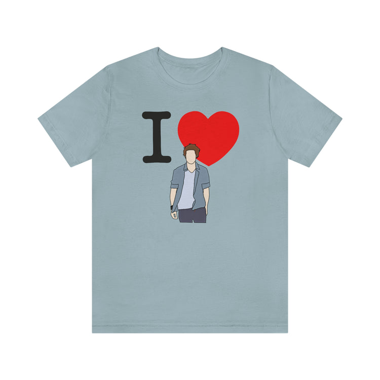 I Love Edward Cullen Short Sleeve Tee (minimal) - Fandom-Made