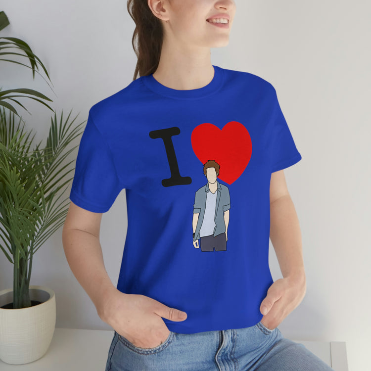 I Love Edward Cullen Short Sleeve Tee (minimal) - Fandom-Made