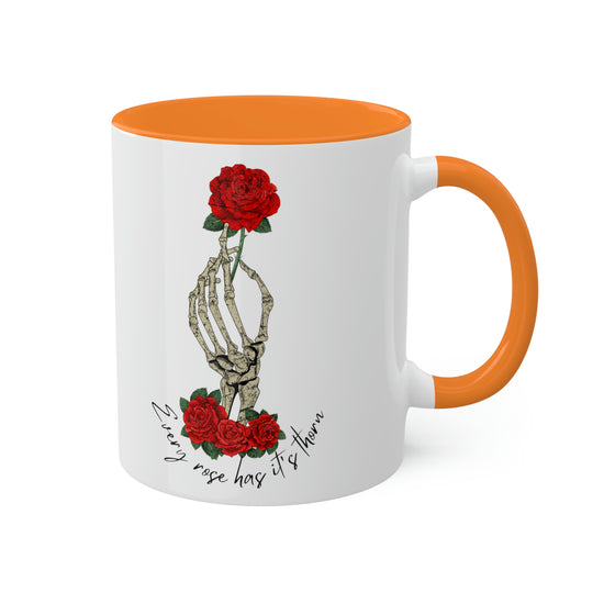 Every Rose, Has It's Thorn Colorful Mug - Fandom-Made