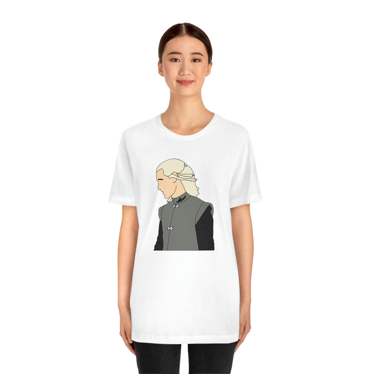 Prince Daemon Targaryen Short Sleeve Tee (minimal) - Fandom-Made