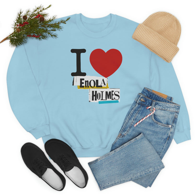 I Love Enola Holmes Sweatshirt - Fandom-Made