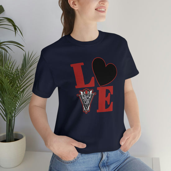 Volturi, Love Short Sleeve Tee (black heart) - Fandom-Made