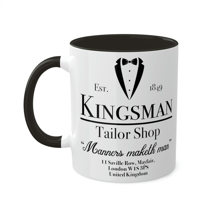 Kingsman Tailor Shop Colorful Mug, 11oz - Fandom-Made