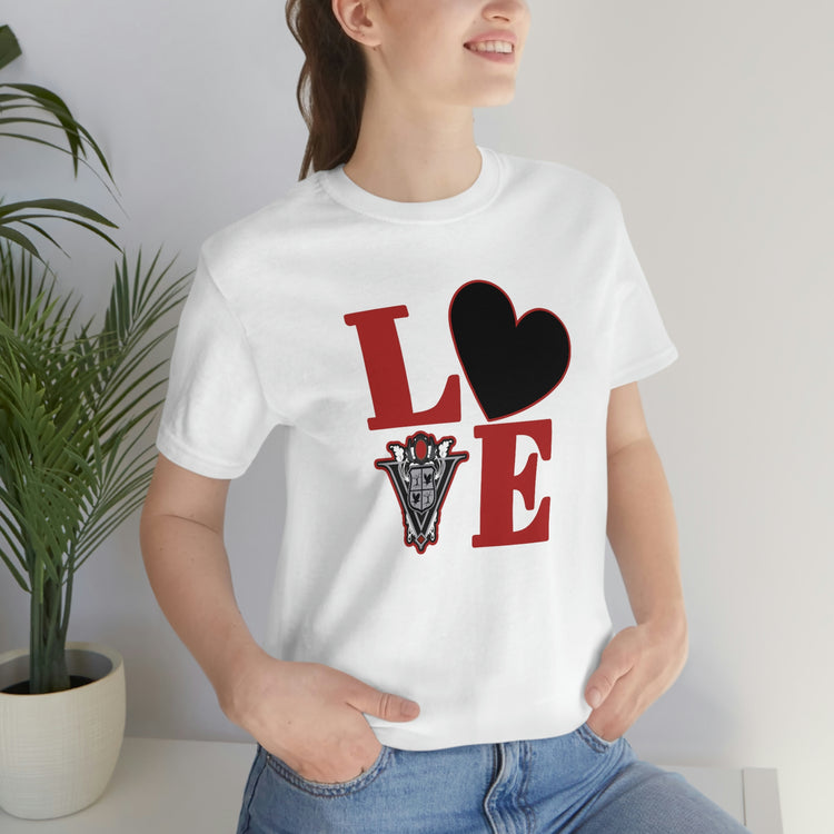 Volturi, Love Short Sleeve Tee (black heart) - Fandom-Made