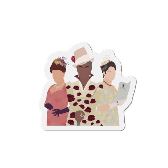 Bridgerton Ladies Trio Magnets - Fandom-Made