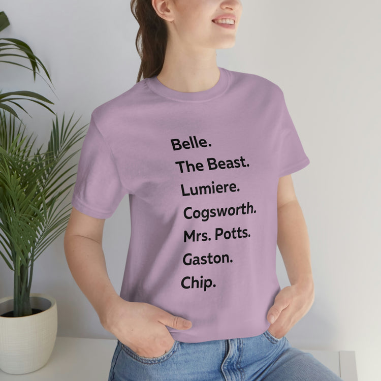 Beauty and the Beast Short Sleeve Tee - Fandom-Made