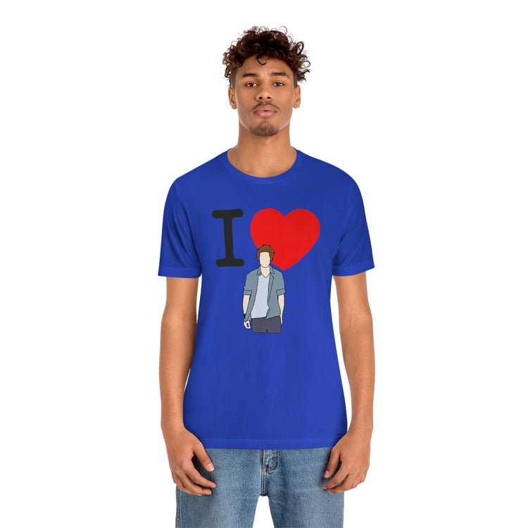 I Love Edward Cullen Short Sleeve Tee (minimal) - Fandom-Made