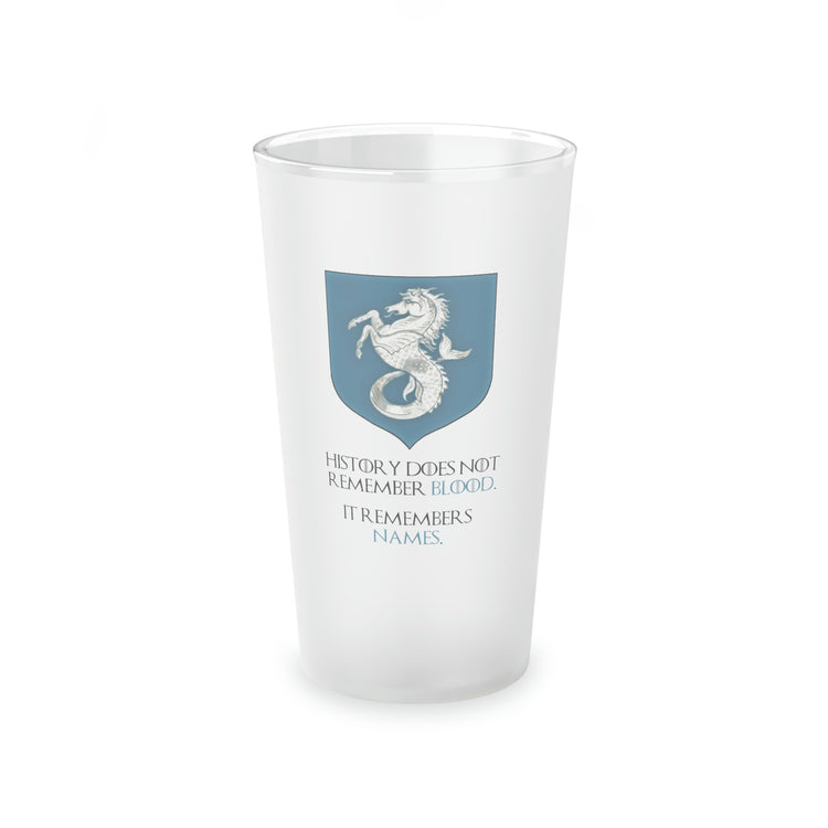 Ser Vaemond Velaryon Quote Frosted Pint Glass - Fandom-Made