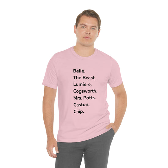 Beauty and the Beast Short Sleeve Tee - Fandom-Made