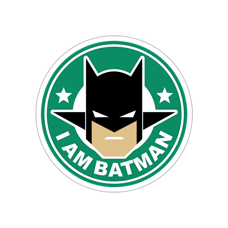I am Batman Starbucks Die-Cut Stickers - Fandom-Made