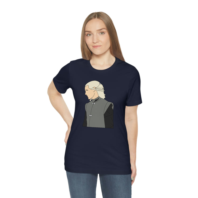 Prince Daemon Targaryen Short Sleeve Tee (minimal) - Fandom-Made