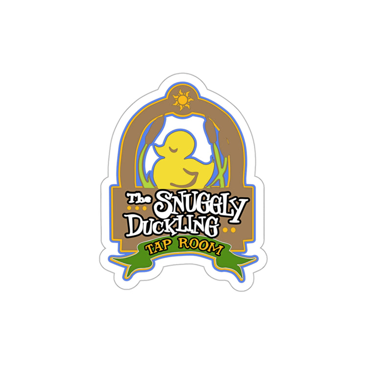 Snuggly Duckling Die-Cut Sticker - Fandom-Made