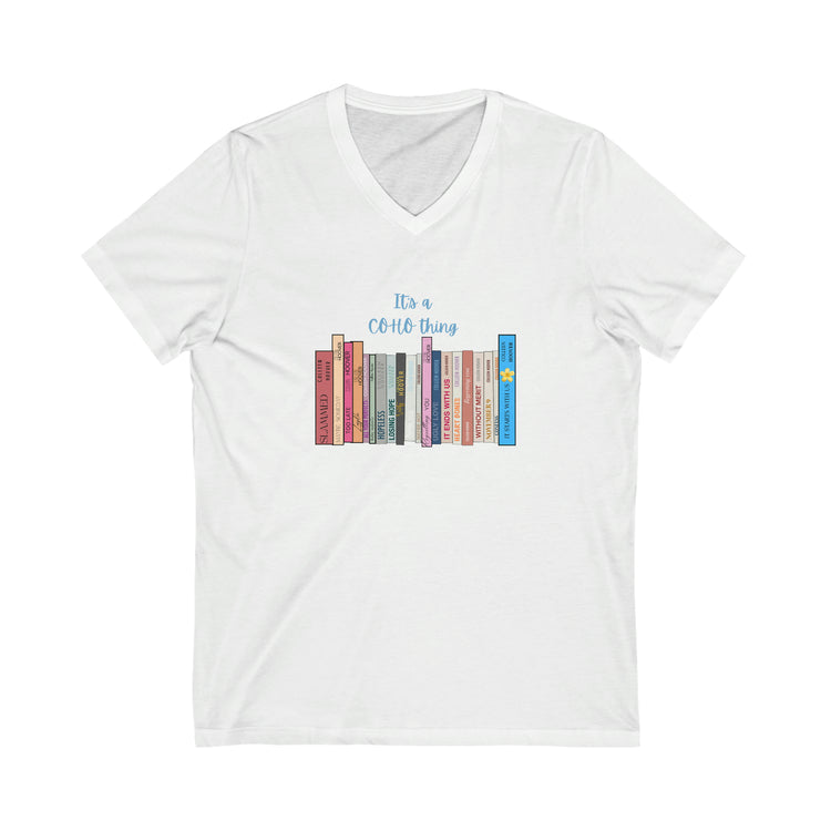 Colleen Hoover Unisex V-Neck Tee - Fandom-Made