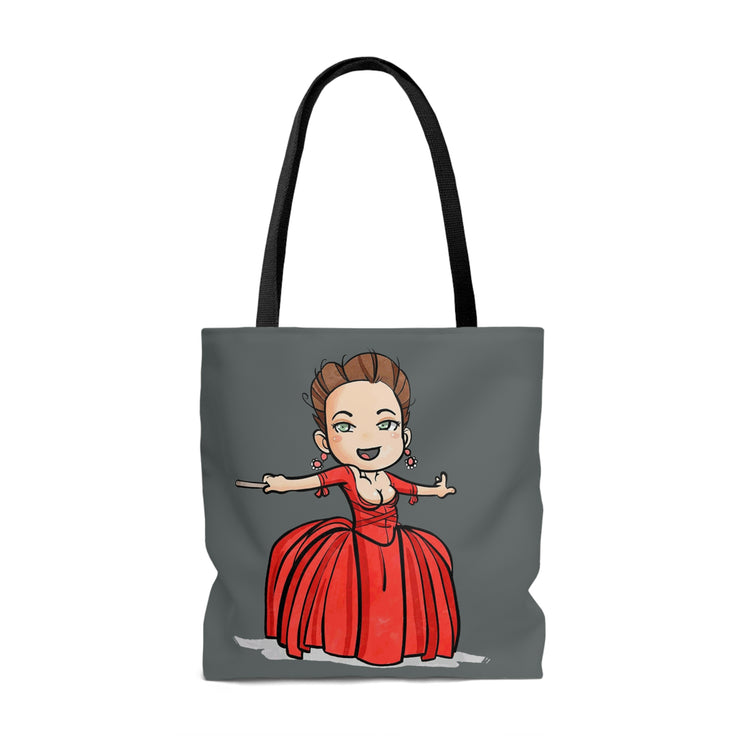 Claire Fraser Red Dress Tote Bag - Fandom-Made